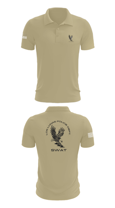 LOS LUNAS POLICE DEPT. SWAT 5938018 Short Sleeve Performance Polo - 83