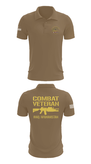 Short Sleeve Performance Polo, 33rd Infantry, Army, Teamtime, Team time, sublimation, custom sports apparel, team uniforms, spirit wear, spiritwear, sports uniforms, custom shirts, team store, custom team store, fundraiser sports, apparel fundraiser