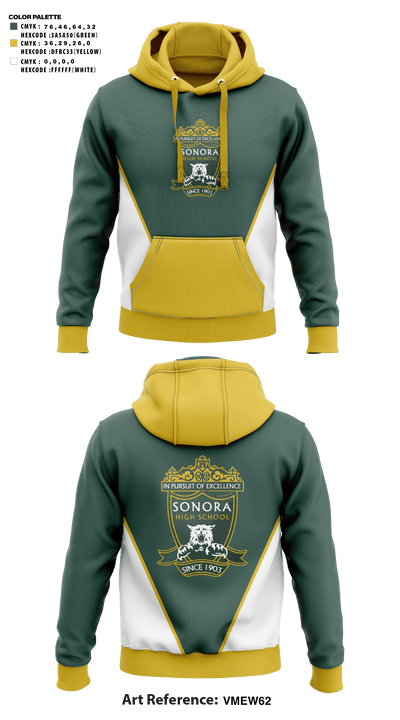 Sonora High School Golf 54102479 Hoodie - 41