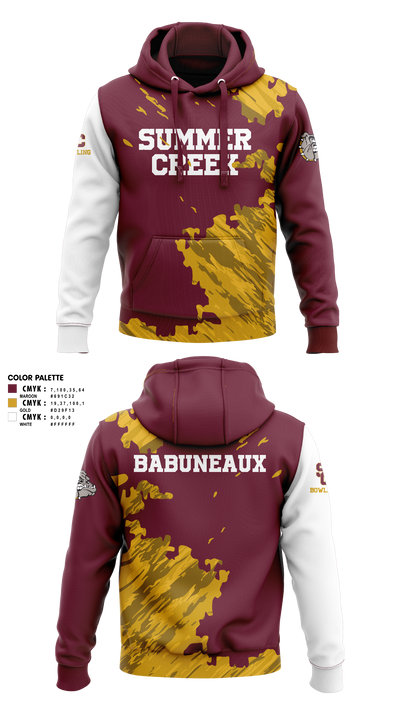 Summer Creek High School Bowling 37718060 Hoodie - 13