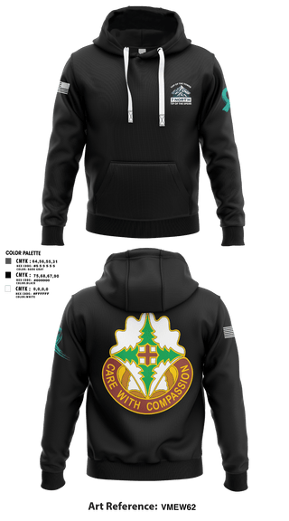 Hoodie, MAMC7N A Co MAMC, Army, Teamtime, Team time, sublimation, custom sports apparel, team uniforms, spirit wear, spiritwear, sports uniforms, custom shirts, team store, custom team store, fundraiser sports, apparel fundraiser