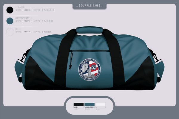 Duffle Bag, Philadelphia Police Counter Terrorism Operations, Police, Teamtime, Team time, sublimation, custom sports apparel, team uniforms, spirit wear, spiritwear, sports uniforms, custom shirts, team store, custom team store, fundraiser sports, apparel fundraiser
