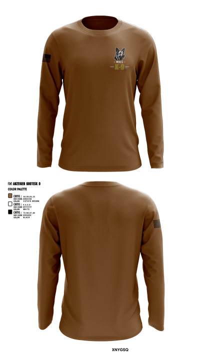 Mals K9 22882695 Long Sleeve Performance Shirt 1