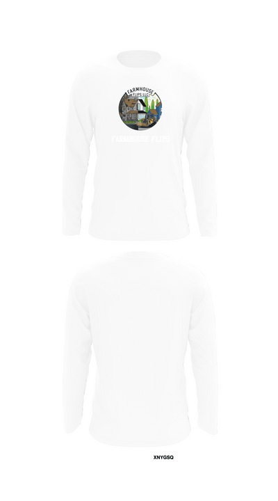 Farmhouse flips 28402450 Long Sleeve Performance Shirt 8