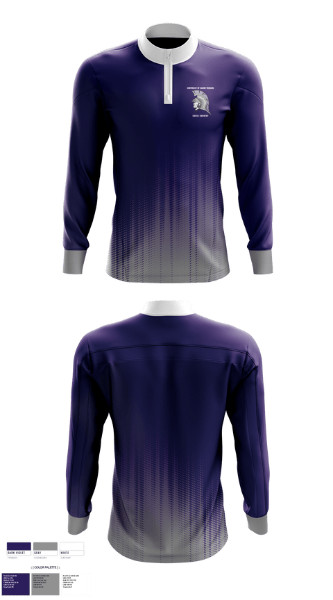 Quarter Zip Jacket, Southeast of Saline Trojans, Cross Country, Teamtime, Team time, sublimation, custom sports apparel, team uniforms, spirit wear, spiritwear, sports uniforms, custom shirts, team store, custom team store, fundraiser sports, apparel fundraiser