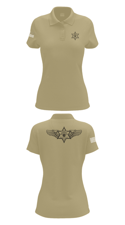 Air Support 72075098 Women's Short Sleeve Performance Polo  - 90