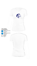 Mustangs Volleyball 81699513 Women's Short Sleeve V-neck Shirt - 18