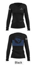 Bintelli Golf Carts 78097626 Women's Long Sleeve V-neck Shirt - 35