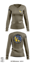374 Airlift Wing 4481775 Women's Long Sleeve V-neck Shirt - 2
