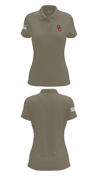 Womens Short Sleeve Performance Polo, Glen Cove Big Red, Track & Field, Teamtime, Team time, sublimation, custom sports apparel, team uniforms, spirit wear, spiritwear, sports uniforms, custom shirts, team store, custom team store, fundraiser sports, apparel fundraiser