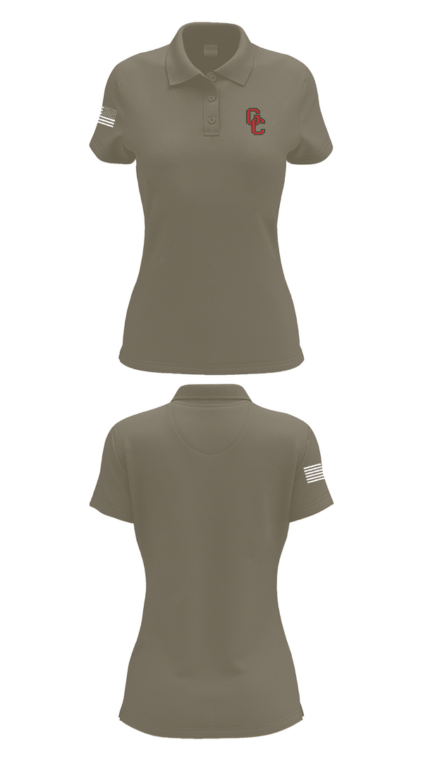 Womens Short Sleeve Performance Polo, Glen Cove Big Red, Track & Field, Teamtime, Team time, sublimation, custom sports apparel, team uniforms, spirit wear, spiritwear, sports uniforms, custom shirts, team store, custom team store, fundraiser sports, apparel fundraiser