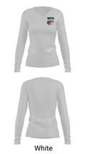 Wilson Preparatory Academy (High School) Volleyball 1583694 Women's Long Sleeve V-neck Shirt - 16