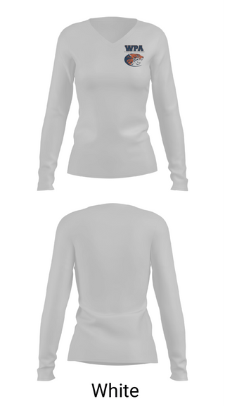 Women's Long Sleeve Vneck Shirt, Wilson Preparatory Academy (High School) Volleyball, Women's Volleyball, Teamtime, Team time, sublimation, custom sports apparel, team uniforms, spirit wear, spiritwear, sports uniforms, custom shirts, team store, custom team store, fundraiser sports, apparel fundraiser