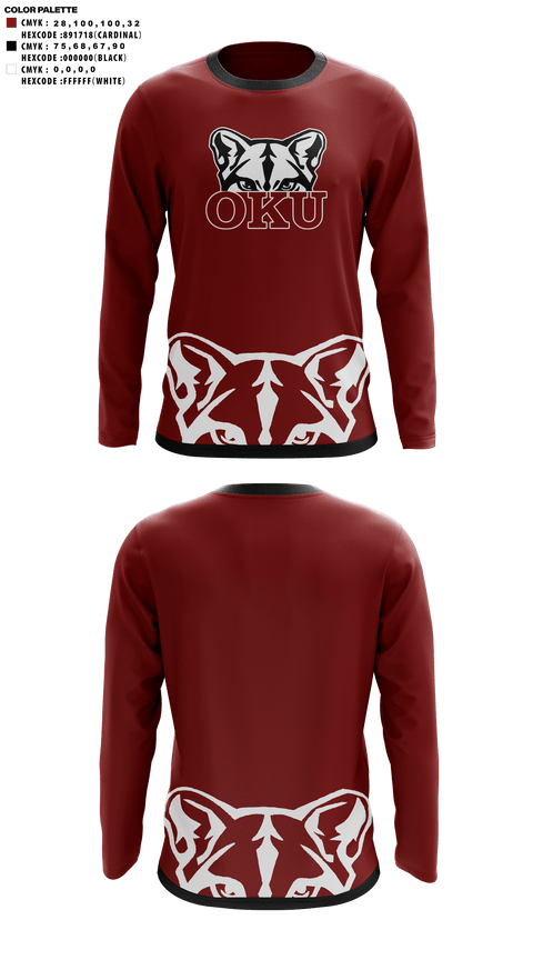 Long Sleeve Performance Shirt, Oklahoma Union Senior High School Cheer, Cheer, Teamtime, Team time, sublimation, custom sports apparel, team uniforms, spirit wear, spiritwear, sports uniforms, custom shirts, team store, custom team store, fundraiser sports, apparel fundraiser