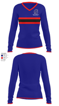 Faith Baptist High School Softball 89215633 Women's Long Sleeve V-neck Shirt - 41