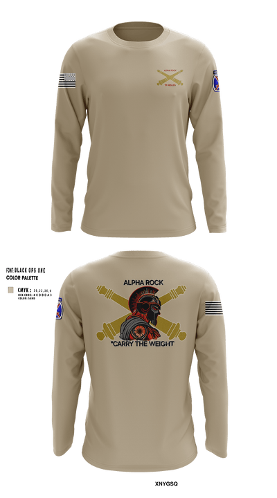 ALPHA ROCK 20137343 Long Sleeve Performance Shirt - 200
