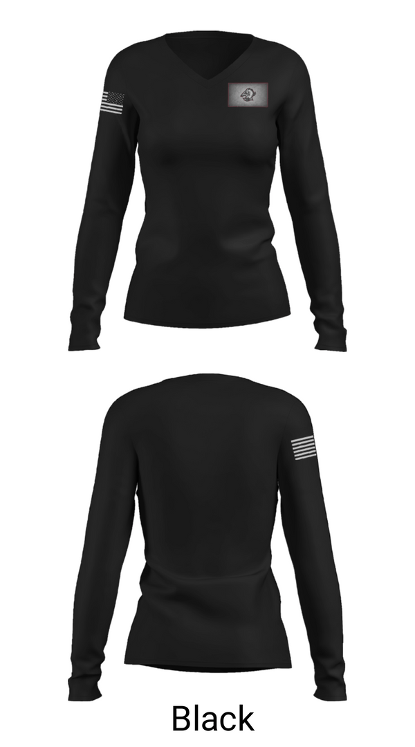 Womens Long Sleeve Vneck Shirt, Buffalo High School Golf, Golf, Teamtime, Team time, sublimation, custom sports apparel, team uniforms, spirit wear, spiritwear, sports uniforms, custom shirts, team store, custom team store, fundraiser sports, apparel fundraiser