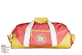 Duffle Bag, Penn Hills High School Cheer, Cheer, Teamtime, Team time, sublimation, custom sports apparel, team uniforms, spirit wear, spiritwear, sports uniforms, custom shirts, team store, custom team store, fundraiser sports, apparel fundraiser