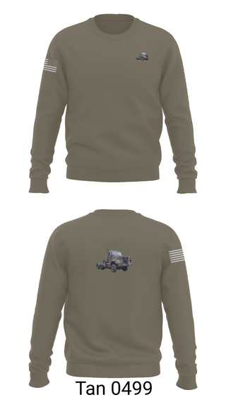 Crew Neck Sweatshirt, 617th Transportation Company, Army, Teamtime, Team time, sublimation, custom sports apparel, team uniforms, spirit wear, spiritwear, sports uniforms, custom shirts, team store, custom team store, fundraiser sports, apparel fundraiser