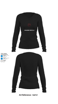 Pro Masonry Services LLC 30906743 Women's Long Sleeve V-neck Shirt - 34