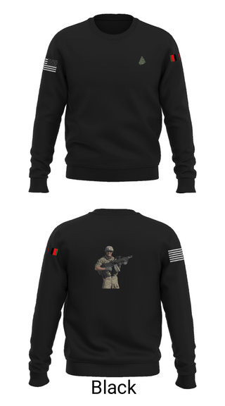 Crew Neck Sweatshirt, MS ADT SECFOR, Army, Teamtime, Team time, sublimation, custom sports apparel, team uniforms, spirit wear, spiritwear, sports uniforms, custom shirts, team store, custom team store, fundraiser sports, apparel fundraiser