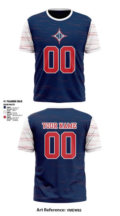 North Central Middle School 90902790 Short Sleeve Performance Shirt - 1