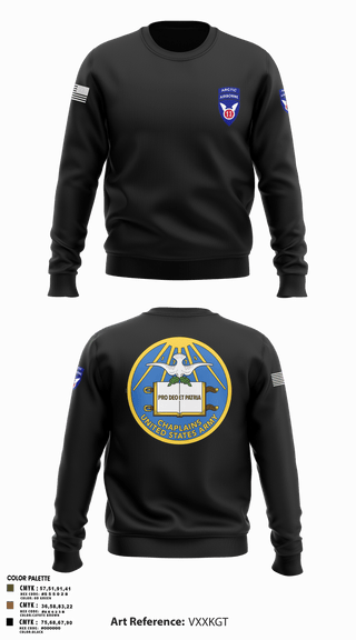 Crew Neck Sweatshirt, 11th Infantry Division (ABN), Army, Teamtime, Team time, sublimation, custom sports apparel, team uniforms, spirit wear, spiritwear, sports uniforms, custom shirts, team store, custom team store, fundraiser sports, apparel fundraiser