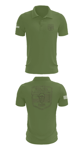 Short Sleeve Performance Polo, Fulton County Anti-Crime Task Force, , Teamtime, Team time, sublimation, custom sports apparel, team uniforms, spirit wear, spiritwear, sports uniforms, custom shirts, team store, custom team store, fundraiser sports, apparel fundraiser