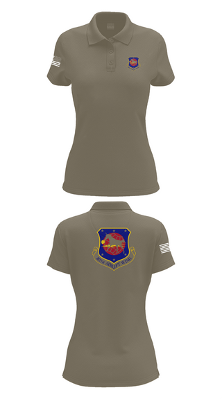 Womens Short Sleeve Performance Polo, 167th air wing, , Teamtime, Team time, sublimation, custom sports apparel, team uniforms, spirit wear, spiritwear, sports uniforms, custom shirts, team store, custom team store, fundraiser sports, apparel fundraiser