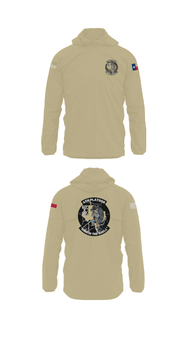 Windbreaker, 90th ASB B co 4Th Platoon, Army, Teamtime, Team time, sublimation, custom sports apparel, team uniforms, spirit wear, spiritwear, sports uniforms, custom shirts, team store, custom team store, fundraiser sports, apparel fundraiser
