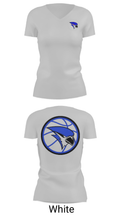 Merrill High School Basketball 85128934 Women's Short Sleeve V-neck Shirt - 19