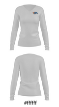 Sheyenne High School Tennis 8735704 Women's Long Sleeve V-neck Shirt - 20