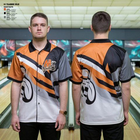 Short Sleeve Bowling Jersey, Minooka Community High School-South Campus Bowling, Bowling, Teamtime, Team time, sublimation, custom sports apparel, team uniforms, spirit wear, spiritwear, sports uniforms, custom shirts, team store, custom team store, fundraiser sports, apparel fundraiser