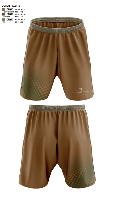 ELITE BATALLION 2906012 Athletic Shorts With Pockets - 1