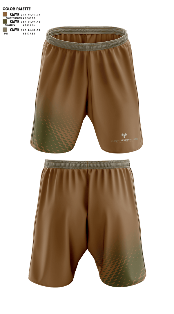 Athletic Shorts With Pockets, ELITE BATALLION, Cross Country, Teamtime, Team time, sublimation, custom sports apparel, team uniforms, spirit wear, spiritwear, sports uniforms, custom shirts, team store, custom team store, fundraiser sports, apparel fundraiser