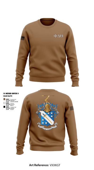 Phi Delta Theta 42794555 Crew Neck Sweatshirt - 5