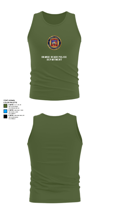 Orange Beach Police Department 96340992 Tank Top - 56