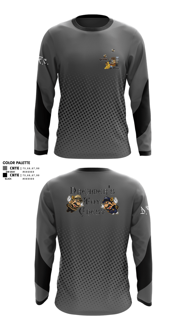 Long Sleeve Performance Shirt, Dreamer's Toy Chest, , Teamtime, Team time, sublimation, custom sports apparel, team uniforms, spirit wear, spiritwear, sports uniforms, custom shirts, team store, custom team store, fundraiser sports, apparel fundraiser