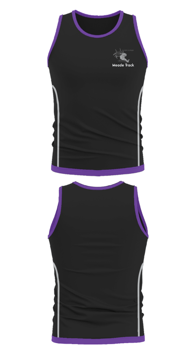 Meade High School Track 444243 Tank Top - 35