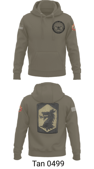 Hoodie, 445 Chemical Company, National Guard, Teamtime, Team time, sublimation, custom sports apparel, team uniforms, spirit wear, spiritwear, sports uniforms, custom shirts, team store, custom team store, fundraiser sports, apparel fundraiser
