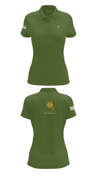 Womens Short Sleeve Performance Polo, AT 4 pools and landscaping services llc, , Teamtime, Team time, sublimation, custom sports apparel, team uniforms, spirit wear, spiritwear, sports uniforms, custom shirts, team store, custom team store, fundraiser sports, apparel fundraiser