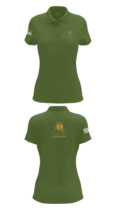 AT 4 pools and landscaping services llc 37065917 Women's Short Sleeve Performance Polo  - 25