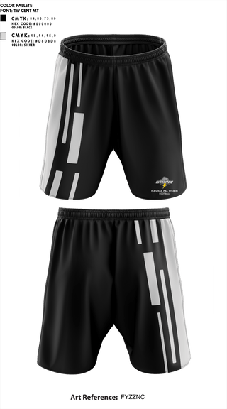 Athletic Shorts With Pockets, Nashua PAL Storm Football, , Teamtime, Team time, sublimation, custom sports apparel, team uniforms, spirit wear, spiritwear, sports uniforms, custom shirts, team store, custom team store, fundraiser sports, apparel fundraiser