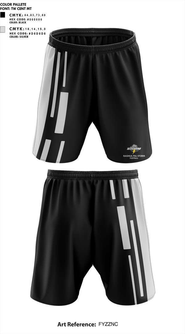 Athletic Shorts With Pockets, Nashua PAL Storm Football, , Teamtime, Team time, sublimation, custom sports apparel, team uniforms, spirit wear, spiritwear, sports uniforms, custom shirts, team store, custom team store, fundraiser sports, apparel fundraiser