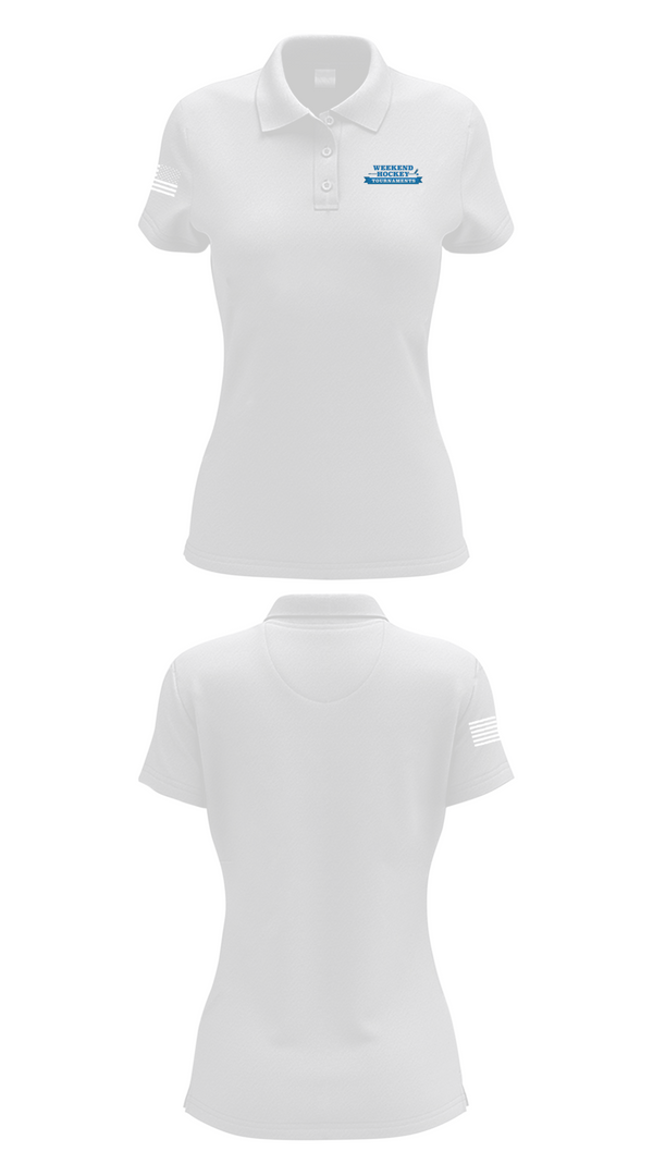 Womens Short Sleeve Performance Polo, Weekend Hockey Tournaments Inc-club, Ice Hockey, Teamtime, Team time, sublimation, custom sports apparel, team uniforms, spirit wear, spiritwear, sports uniforms, custom shirts, team store, custom team store, fundraiser sports, apparel fundraiser