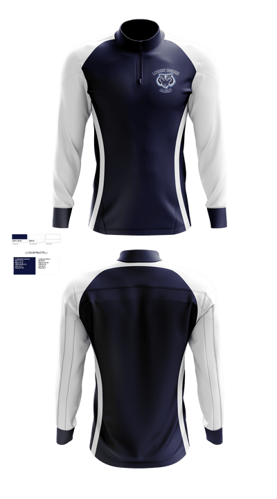 Lawrence Woodmere Academy Volleyball 16903798 Quarter Zip Jacket - 1