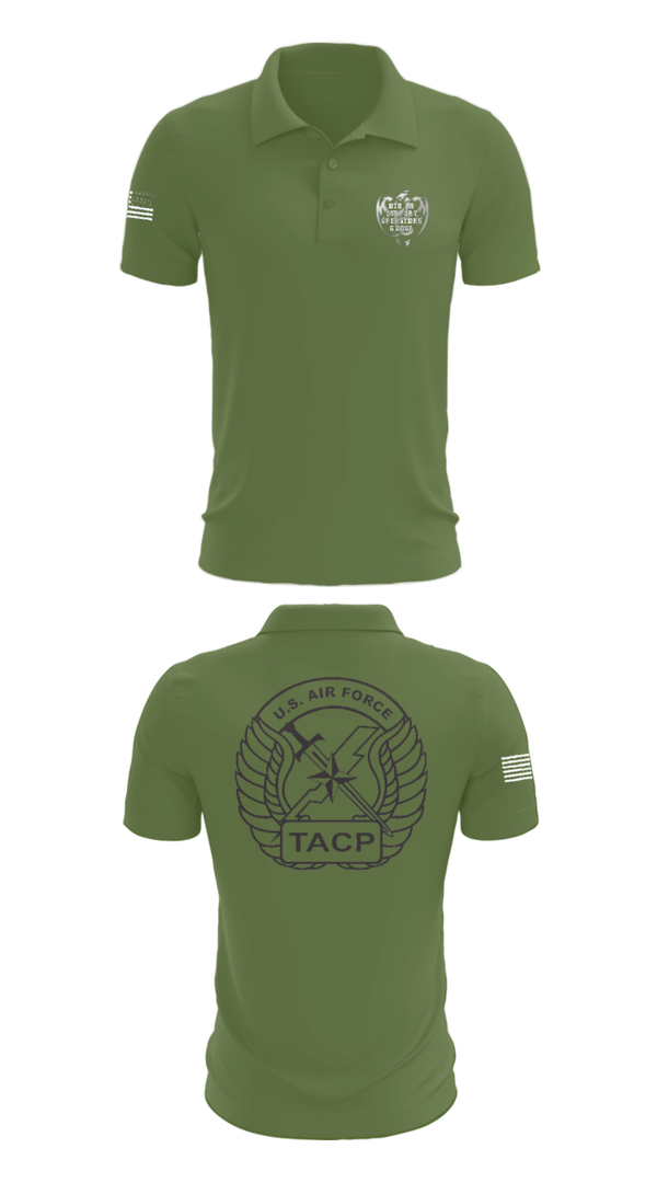 Short Sleeve Performance Polo, 18th Air Support Operations Group, Air Force, Teamtime, Team time, sublimation, custom sports apparel, team uniforms, spirit wear, spiritwear, sports uniforms, custom shirts, team store, custom team store, fundraiser sports, apparel fundraiser