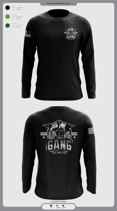 Gang Unit 10154965 Long Sleeve Performance Shirt 1