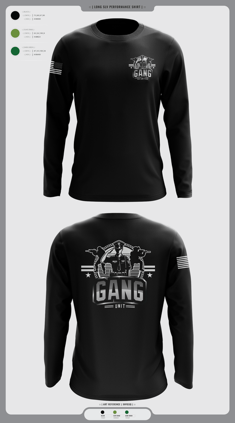 Long Sleeve Performance Shirt, Gang Unit, Police, Teamtime, Team time, sublimation, custom sports apparel, team uniforms, spirit wear, spiritwear, sports uniforms, custom shirts, team store, custom team store, fundraiser sports, apparel fundraiser