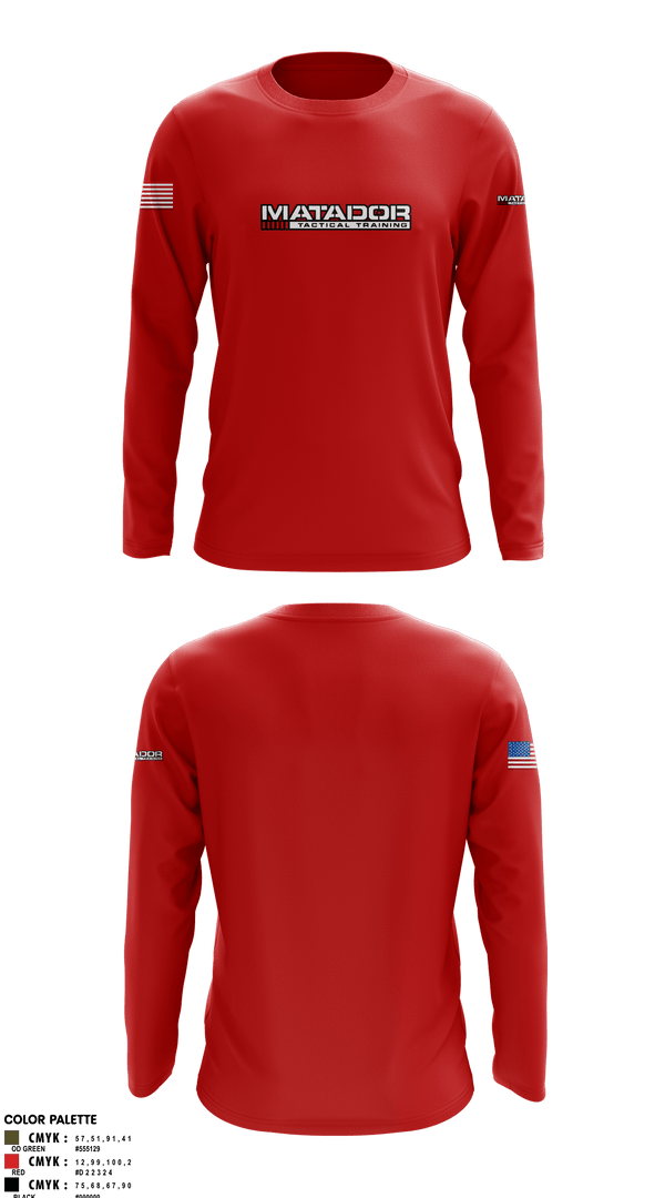 Long Sleeve Performance Shirt, Matador Tactical, , Teamtime, Team time, sublimation, custom sports apparel, team uniforms, spirit wear, spiritwear, sports uniforms, custom shirts, team store, custom team store, fundraiser sports, apparel fundraiser